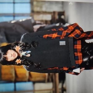 DSQUARED2 RUNWAY COLLECTION NWOT TARTAN SHIRT ASYMETRIC STYLE SIZE SMALL